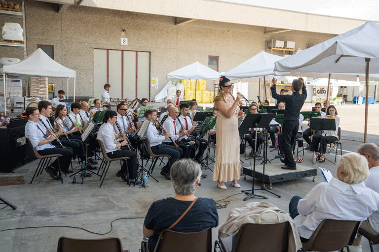 Banda Cittadina di Ghedi durante l'evento