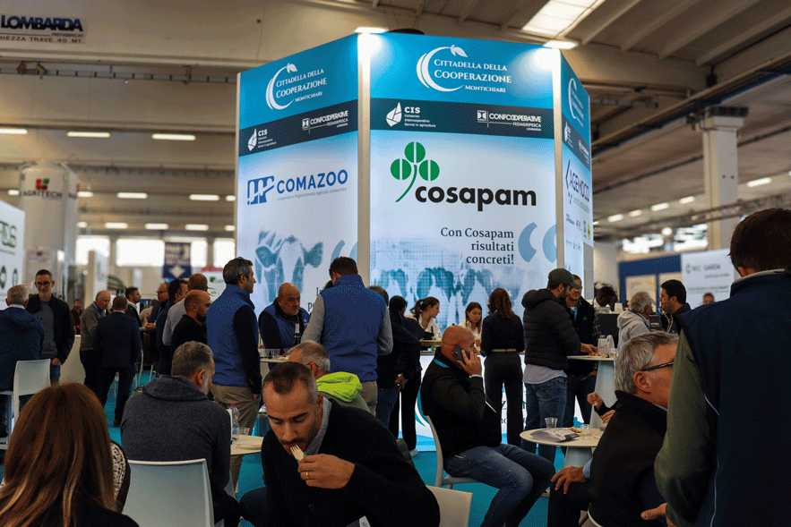 stand cittadella della Cooperazione fazi 2025