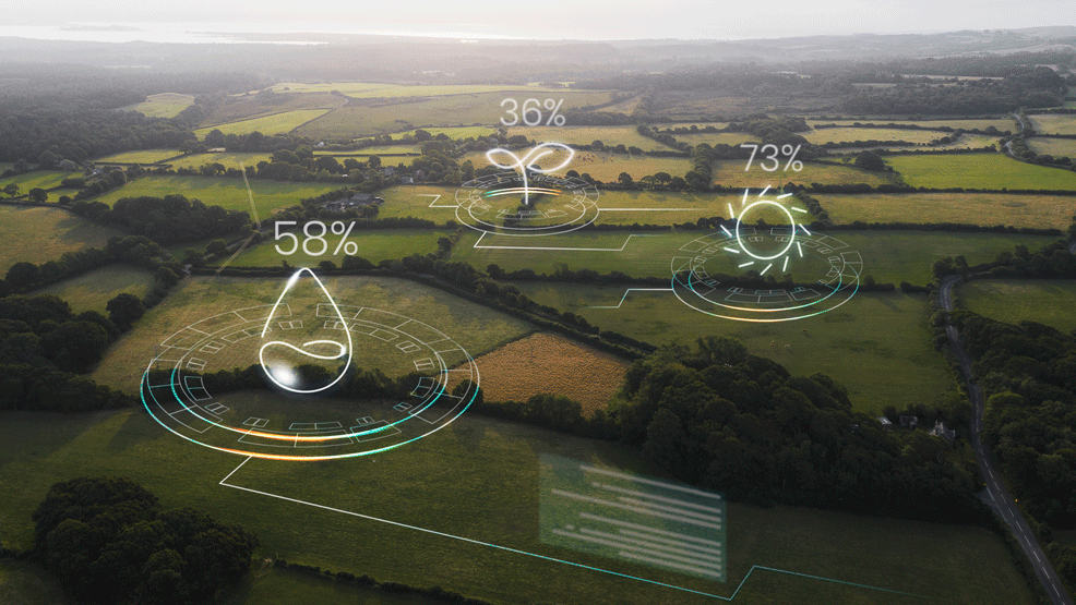 rappresentazione dello smart farming
